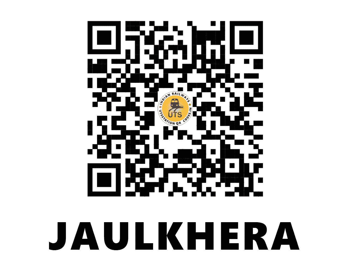 UTS QR Code for JAULKHERA - JKR - CR (MADHYA PRADESH)